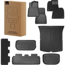 9-Piece Floor Mat for Tesla Y Baseus T-Space Series (black velvet)