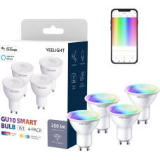 Yeelight YLDP004-A W1 GU10 (colour) smart light bulb 4.5 W Wi-Fi white 4 pieces