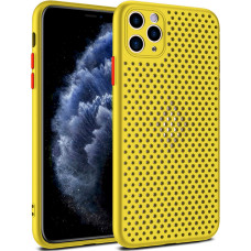 Fusion Breathe Case Silikona Aizsargapvalks Priekš Apple iPhone 7 | 8 | SE 2020 | 2022 Dzeltens