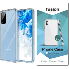 Fusion Ultra Clear Series 2 mm Silikona Aizsargapvalks Samsung G985 | G986 Galaxy S20+ | S20+ 5G Caurspīdīgs (EU Blister)