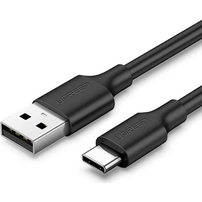 Nickel plated USB-C cable UGREEN 1m (black)