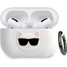 KLACAPSILCHWH Karl Lagerfeld Choupette Head Silicone Case for Airpods Pro White