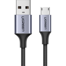 UGREEN Micro USB kabelis | QC 3.0 | 2.4A | 2m melns