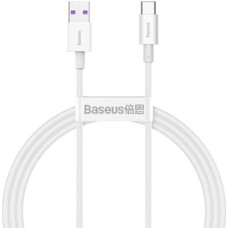 Baseus Superior sērijas ātrās uzlādes datu kabelis USB - USB Type C 66 W 6A 1 m balts (CATYS-02)