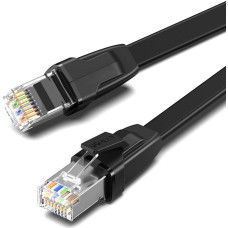 UGREEN NW134 Cat 8 U|FTP Flat Ethernet RJ45 Cable Pure Copper 2m (black)