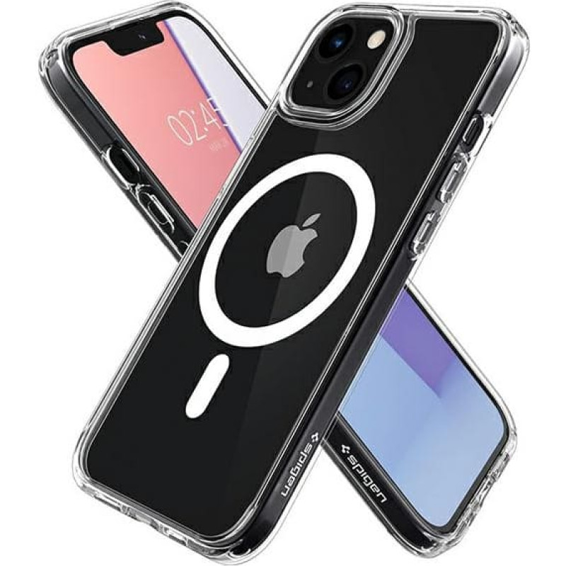 SPIGEN Ultra Hybrid Mag izturīgs silikona aizsargapvalks Apple iPhone 13 Mini caurspīdīgs