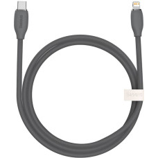 Baseus cable, USB Type C - Lightning 20W cable, 1.2 m long Jelly Liquid Silica Gel - black