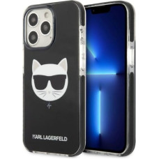 Karl Lagerfeld TPE Choupette Head Case for iPhone 13 Pro Max Black