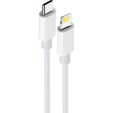 Maxlife MXUC-05 cable USB-C - Lightning 2,0 m 20W white