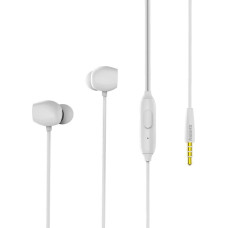 Remax RM-550 Earphones In-ear Headphones with Remote Control and Microphone white