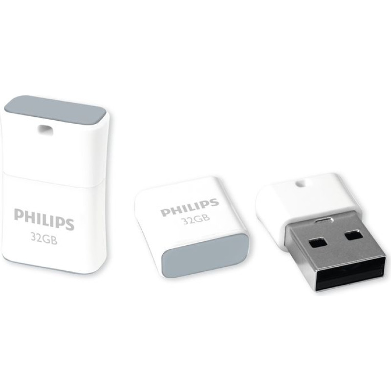 Philips USB 2.0 Flash Drive Pico Edition (pelēka) 32GB