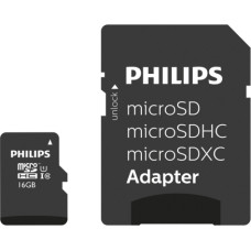 Philips MicroSDHC 16GB class 10|UHS 1 + Adapter