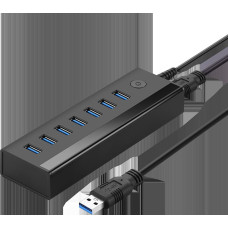 UGREEN US219 7in1 USB to 7x USB 3.0 adapter (grey)