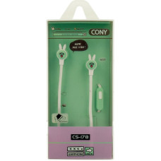 Earphones CASNI - CS-178 with microphone Green