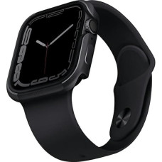 UNIQ etui Valencia Apple Watch Series 4|5|6|7|8|SE 40|41mm. grafitowy|graphite