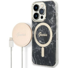 Zestaw Guess GUBPP14XHMEACSK Case+ Charger iPhone 14 Pro Max 6,7