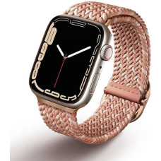 UNIQ pasek Aspen Apple Watch 40|38|41mm Series 4|5|6|7|8|SE|SE2 Braided DE różowy|citrus pink