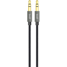 Budi AUX cable mini jack 3.5mm to mini jack 3.5mm Budi, 1.2m (black)