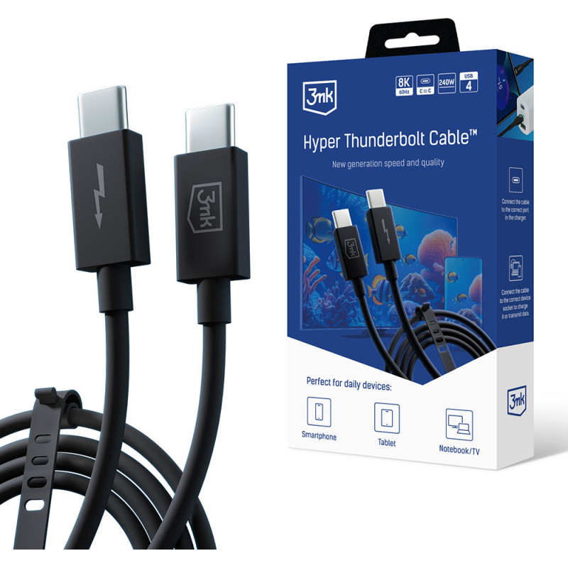 Accessories - 3mk Hyper ThunderBolt Cable 240W