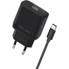 Beline Ładowarka sieciowa 25W GaN USB-C + kabel USB-C, czarna