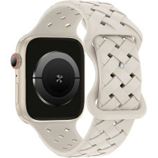 Beline pasek Apple Watch Silicone Woven 42|44|45|49mm beżowy |starlight box