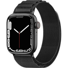 Alpine strap with steel buckle for Apple Watch 42|44|45|49 mm - black