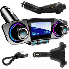 Goodbuy UFO auto fm raidītājs 2.1A | usb flash | sd | bluetooth 5.0 melns