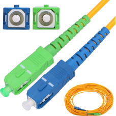 Extralink SC|APC-SC|UPC | Patchcord | Single mode, Simplex, G657A1, 3mm, 0,5m