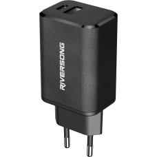 Riversong wall charger PowerKub G65 65W 1x USB 1x USB-C black AD96-EU