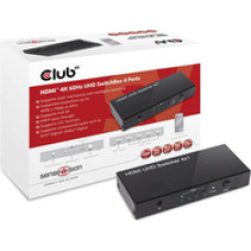 Club3D CLUB 3D HDMI 2.0 UHD SwitchBox 4 Ports