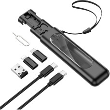 Borofone Seto of 3 adapters + Type C to Type C cable + SIM card needle BU36