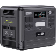 Choetech BS008 2400W USB-A | USB-C | XT60 | DC5521 | AC power station - black