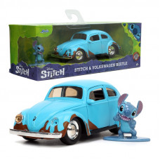 Disney Volkswagen Beetle Stitch Attēls 1:32 Car Lilo