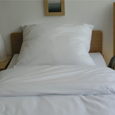 Damaskas gultasveļa 160x200 Musso balts vienkrāsains