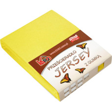 Džersijai pieguļošs palags 200x200 dzeltens citrons 004 biezs 150g/m2
