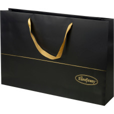Dāvanu maisiņš 60x12x40 Premium melnā zelta papīra dāvanu iesaiņojums
