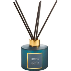 Aroma difuzors Lotus ar kociņiem Harmony Turquoise 150 ml gaisa atsvaidzinātājs