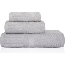 Dvielis Ivo 30x50 gaiši pelēks 87 500 g/m2 frotē