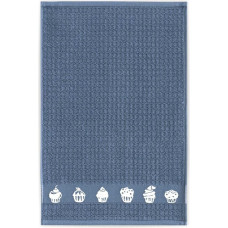 Virtuves dvielis 30x50 Muffin 2 Indigo K75 5498 Piparmētru kokvilna