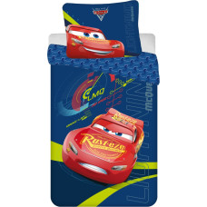 Kokvilnas gultas veļa 140x200 Cars Mater McQueen 03 spilvendrāna 70x90