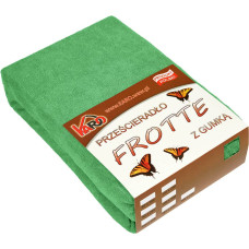 Frotē pieguļošs palags 60x120 zirņu zaļš 015 biezs 200g/m2