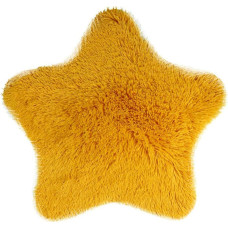 Paklājiņa paklājiņš 60 cm Soft Star star eko kažokādas dzeltens neslīdošs