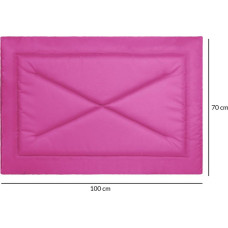 Suņu paklājiņa gulta 70x100 Milo rozā ūdensizturīga Doggy