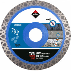 Rubi turbo dimanta disks VIPER - TVR cietu materiālu sausai griešanai 115/22,3 mm, SUPERPRO klase, [30986]