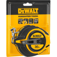 Dewalt-Akcesoria Ritoša tērauda mērlente, gara, 30 m DeWalt [DWHT0-34093] ar karabīni