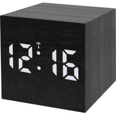 Bresser MyTime WAC Tabletop Alarm Clock, black