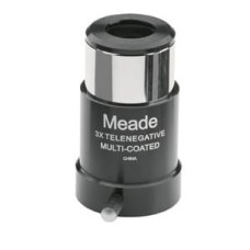 Meade Series 4000 #128 3x Short-Focus Barlow Lens 1.25