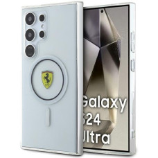 Ferrari FEHMS24LU3CLK S24 Ultra S928 czarny|black hardcase IML Transp Inner Circle Line MagSafe