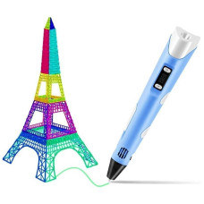 Fusion 3D printēšanas pildspalva dažādu figūru izgatavošanai no PLA | ABS materiāliem (Ø 1.75mm) zila