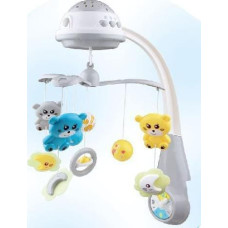 Baby Mix Karuzelka dla Dzieci FS-35604 Grey Projektor